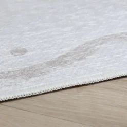 Waschbarer Kinderteppich - Mick Limette Grün