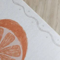 Waschbarer Kinderteppich - Mick Orange