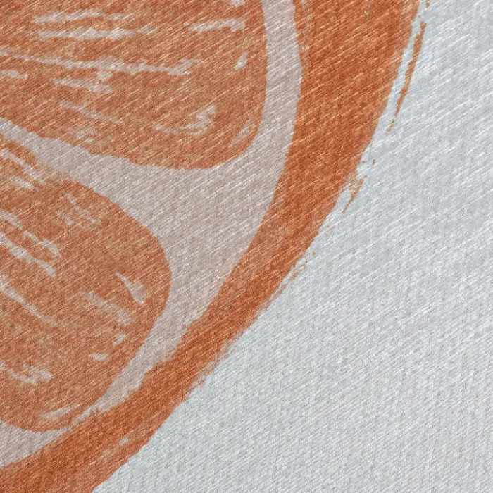 Waschbarer Kinderteppich - Mick Orange