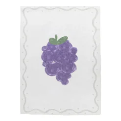 Waschbarer Kinderteppich - Mick Traube Violett