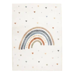 Waschbarer Kinderteppich - Ravi Rainbow Bunt