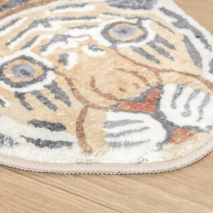 Waschbarer Kinderteppich - Wild Tiger