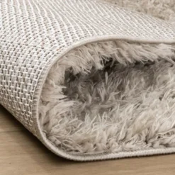 Waschbarer Läufer - Blaze Beige Grau
