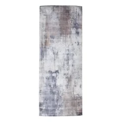 Waschbarer Läufer - Domingo Grunge Taupe Creme
