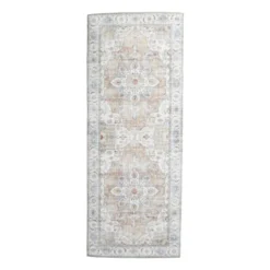 Waschbarer Läufer - Domingo Mandala Beige
