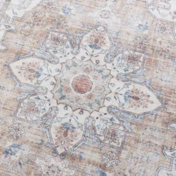 Waschbarer Läufer - Domingo Mandala Beige