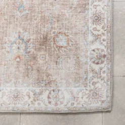 Waschbarer Läufer - Domingo Oriental Beige