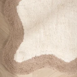Waschbarer Läufer - Hazy Beige Creme