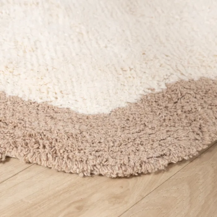 Waschbarer Läufer - Hazy Beige Creme