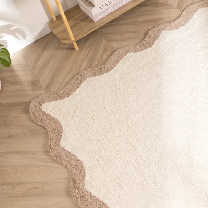 Waschbarer Läufer - Hazy Beige Creme