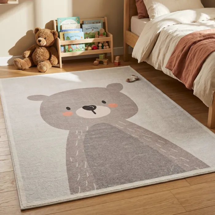 Waschbarer Spielteppich - Simba Bear Beige