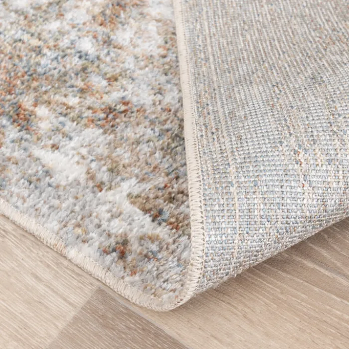 Waschbarer Teppich Abstrakt - Misha Grunge Creme Braun