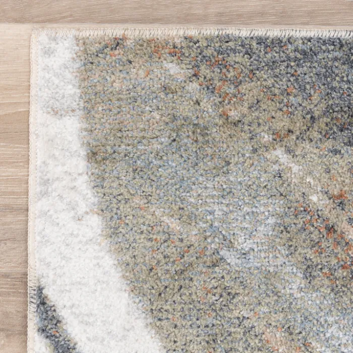 Waschbarer Teppich Abstrakt - Misha Lines Creme Grau