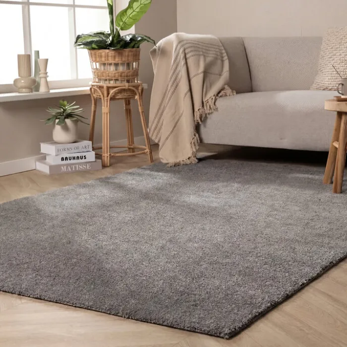 Waschbarer Teppich - Clean Dunkelgrau