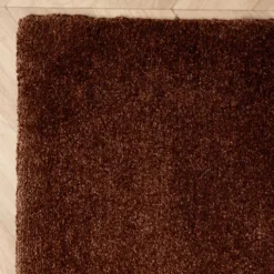 Waschbarer Teppich - Clean Dunkelbraun