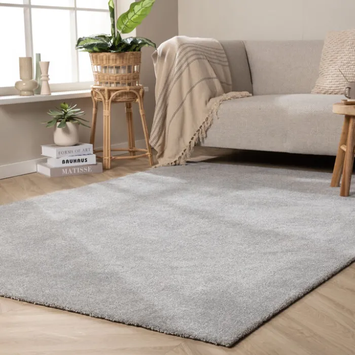Waschbarer Teppich - Clean Hellgrau