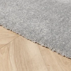 Waschbarer Teppich - Clean Hellgrau