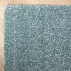 Waschbarer Teppich - Clean Hellblau
