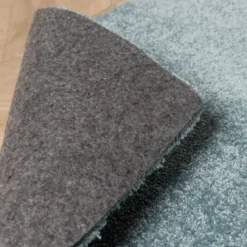 Waschbarer Teppich - Clean Hellblau