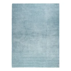 Waschbarer Teppich - Clean Hellblau