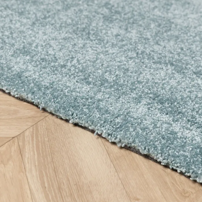 Waschbarer Teppich - Clean Hellblau
