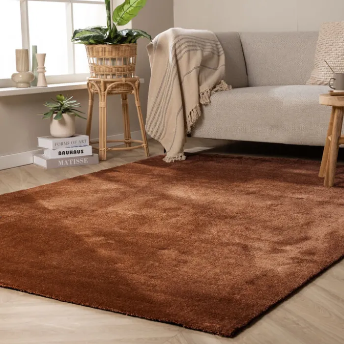 Waschbarer Teppich - Clean Kupfer