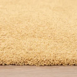 Waschbarer Teppich - Clean Ockergelb