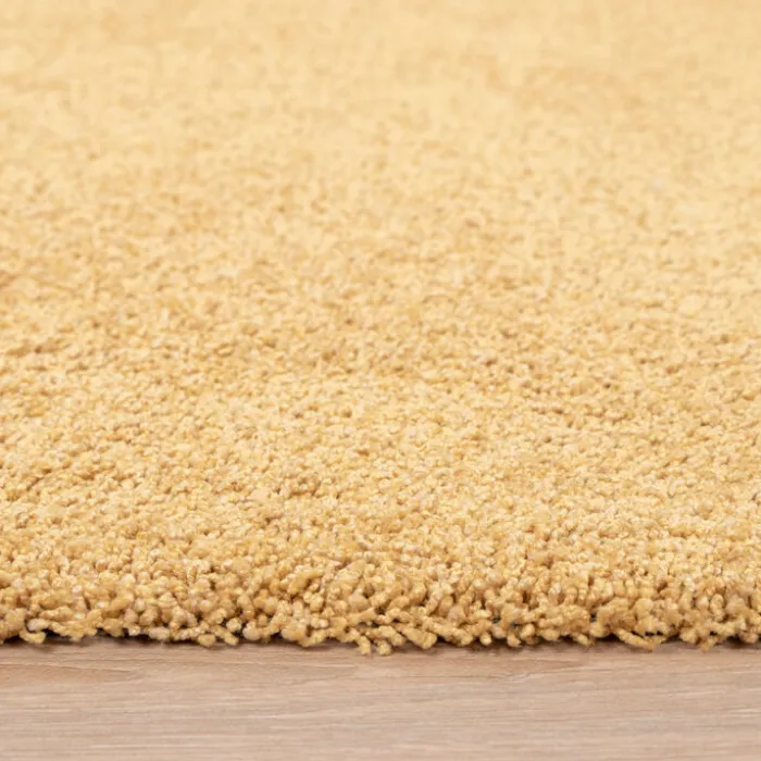 Waschbarer Teppich - Clean Ockergelb