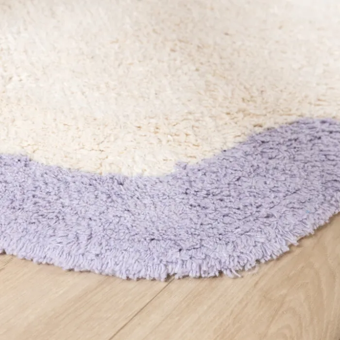Waschbarer Teppich - Hazy Lila Creme