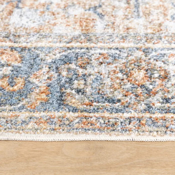 Waschbarer Teppich - Nova Medaillon Bunt