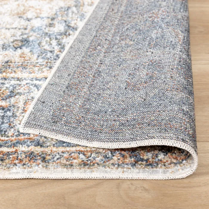 Waschbarer Teppich - Nova Medaillon Bunt