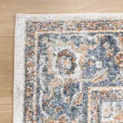 Waschbarer Teppich - Nova Medaillon Bunt