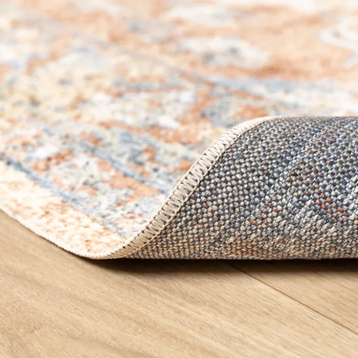 Waschbarer Teppich - Nova Medaillon Terra