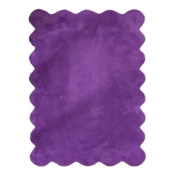 Waschbarer Teppich - Puck Lila