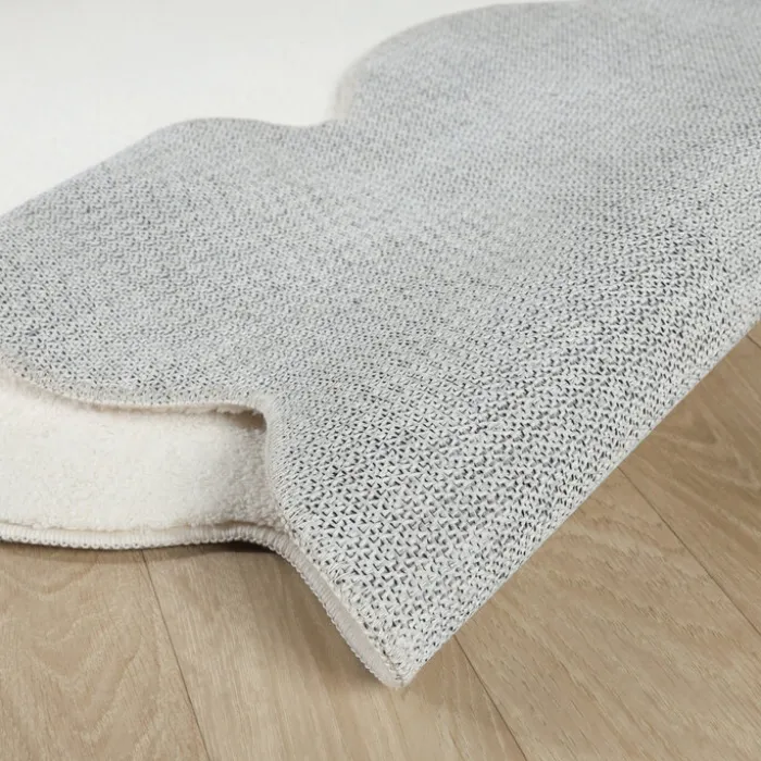 Waschbarer Teppich - Puck Weiß