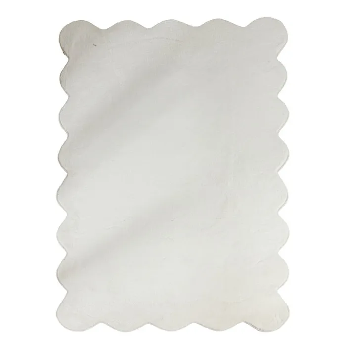 Waschbarer Teppich - Puck Weiß