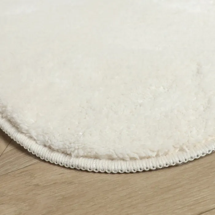Waschbarer Teppich - Puck Weiß