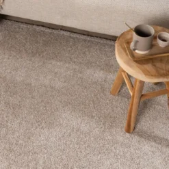 Waschbarer Teppich Rund - Clean Beige
