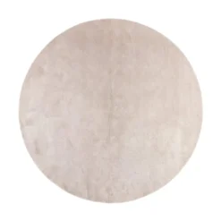 Waschbarer Teppich Rund - Clean Beige