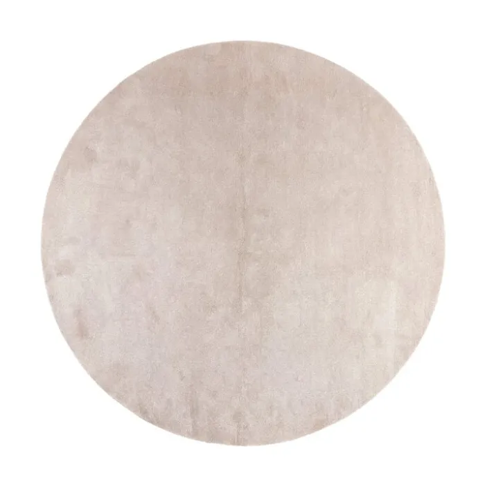 Waschbarer Teppich Rund - Clean Beige