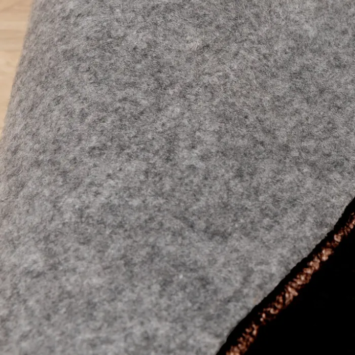 Waschbarer Teppich Rund - Clean Dunkelbraun