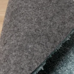 Waschbarer Teppich Rund - Clean Hellblau