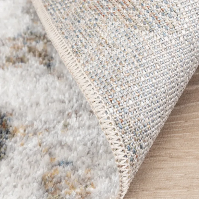 Waschbarer Teppich Rund - Misha Flow Bunt
