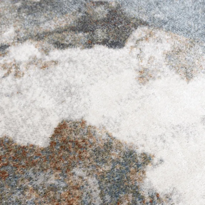 Waschbarer Teppich Rund - Misha Flow Bunt