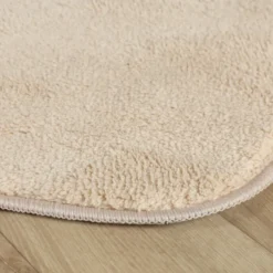 Waschbarer Teppich Rund - Puck Beige