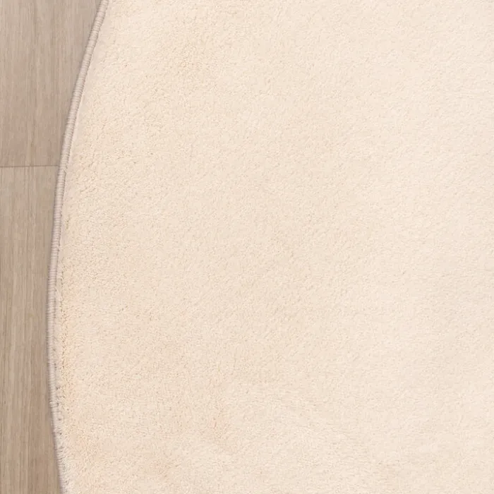 Waschbarer Teppich Rund - Vivid Beige