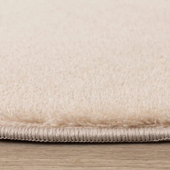 Waschbarer Teppich Rund - Vivid Beige