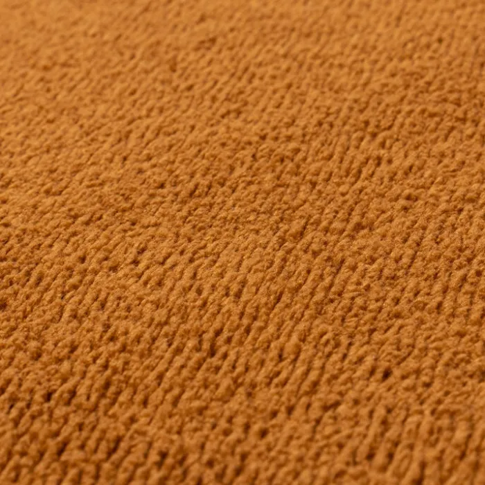 Waschbarer Teppich Rund - Vivid Terrakotta