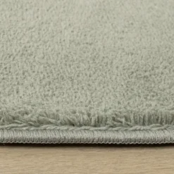Waschbarer Teppich Rund - Vivid Grün