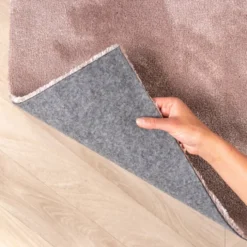 Waschbarer Viskose Teppich - Vive Altrosa